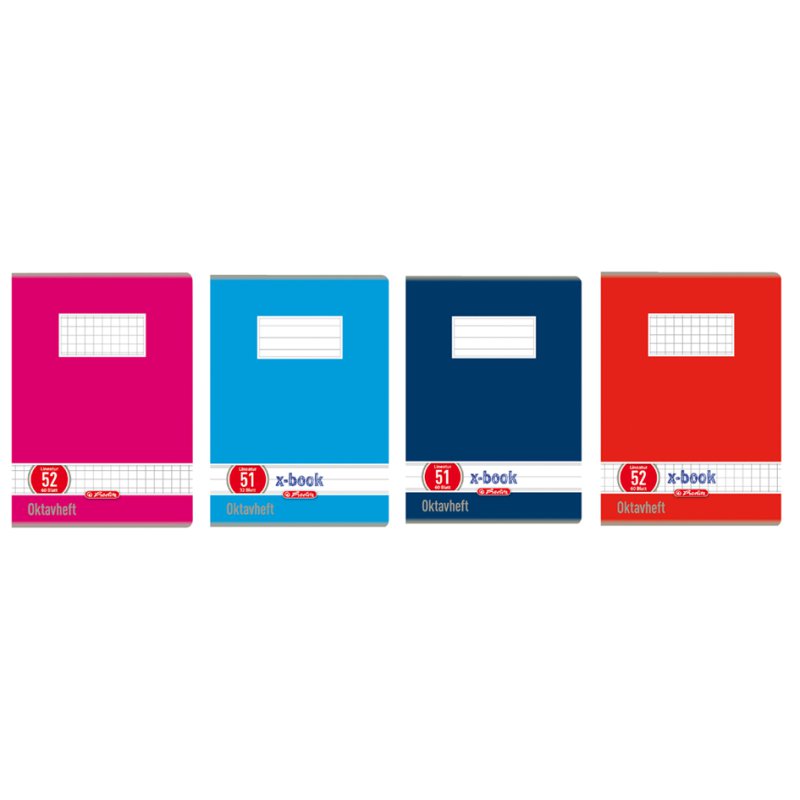 Octavo schrift, gelinieerd, A6 formaat, 70 g/m², 32 velletjes